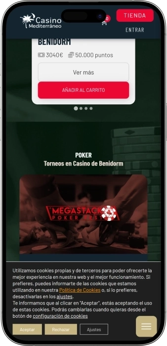 Aplicación Bienvenue chez Casino